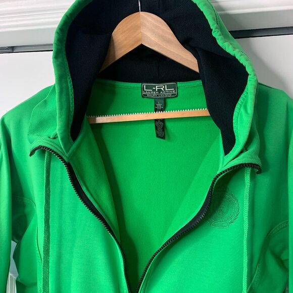 Ralph Lauren Active L-RL Women’s Green Hoodie – Size L - Picture 7 of 16
